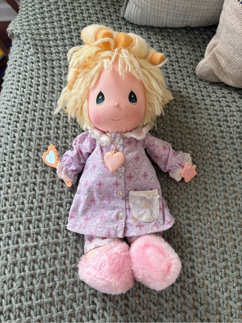 precious moments “sylvie” doll 1984